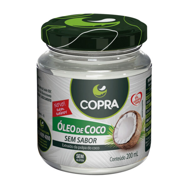 ÓLEO DE COCO SEM SABOR 200ML - Imagem 1