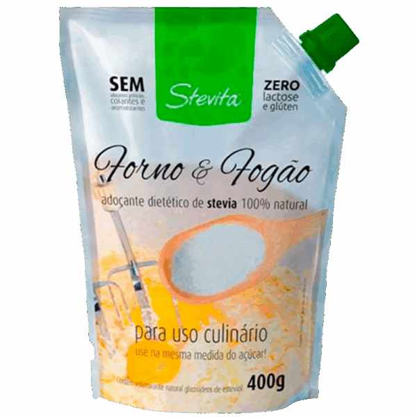 ADOÇANTE CULINÁRIO STEVITA 400G - Imagem 1