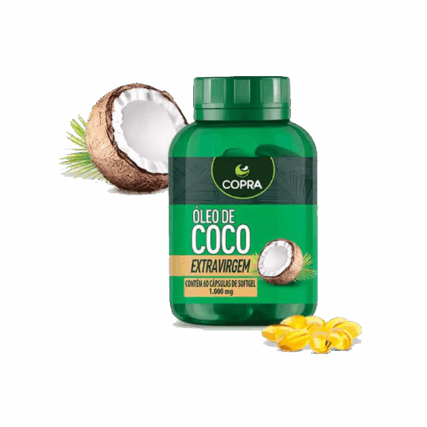 ÓLEO DE COCO 60 CÁPSULAS - Imagem 1