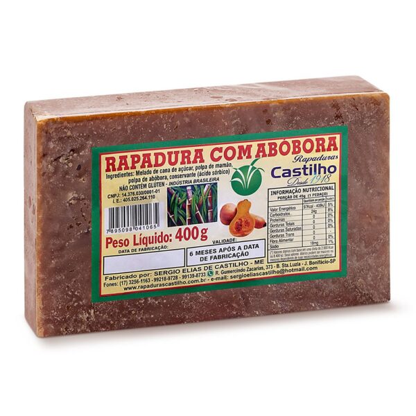 RAPADURA C/ ABÓBORA - Imagem 1