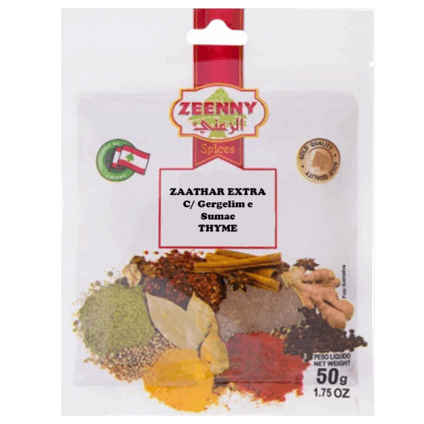 ZAATAR EXTRA C/ GERG E SUM 50G - Imagem 1